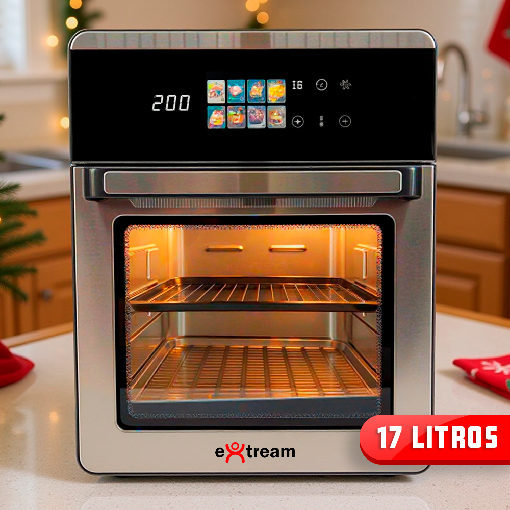 Fritadeira Air Fryer Oven Forno Elétrico Digital Extream…
