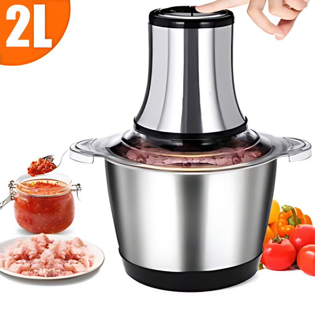 2 Litros Picador Triturador De Alimentos Carne Mixer…