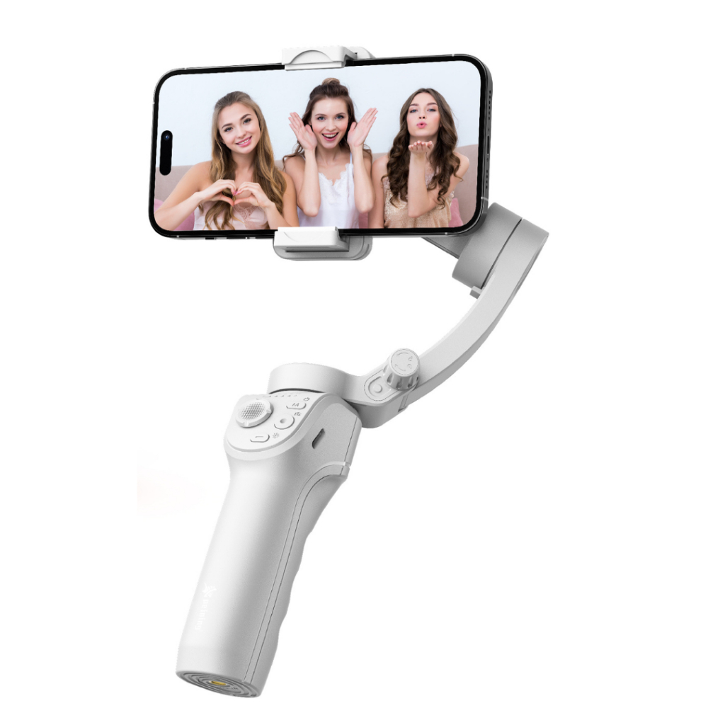 Estabilizador de Celular Portátil Gimbal Rastreamento…