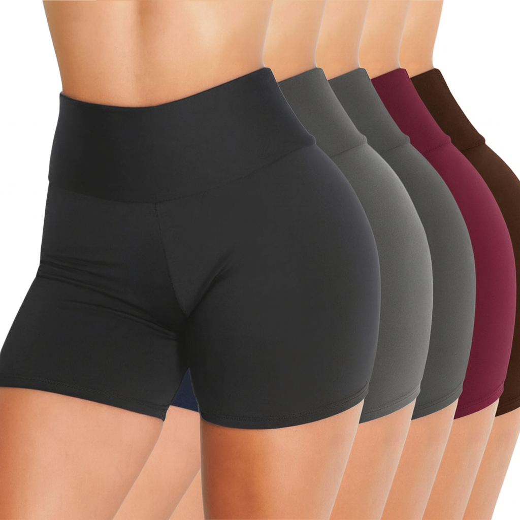 Kit 3 Shorts Academia Fitnes Legging Meia Coxa Suplex…