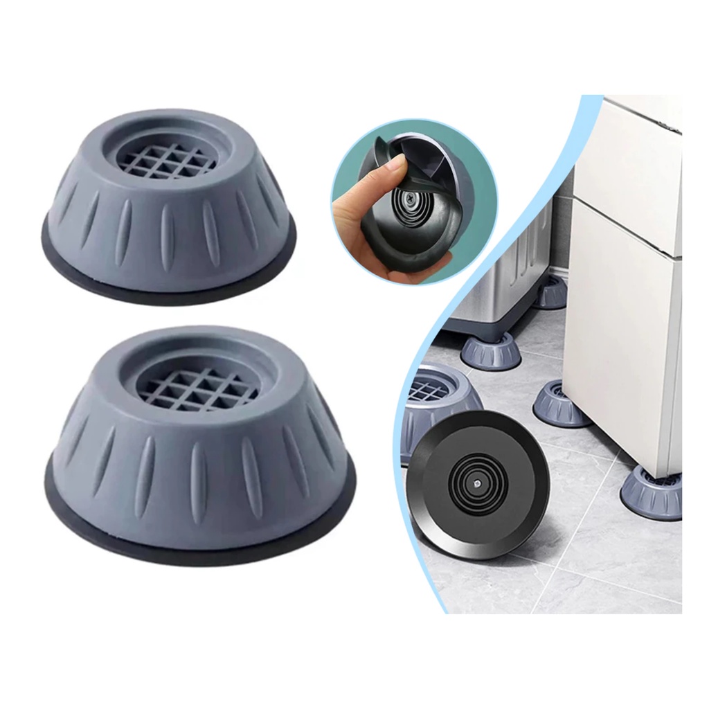 Kit com 4 Pés Para Máquina de lavar roupas Pezinho base…