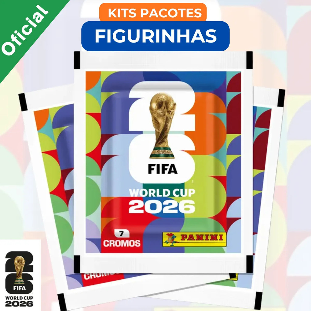 Kit Figurinhas do Album Copa Do Mundo 2026 Oficial Panini…
