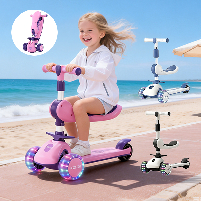 Patinete Infantil 3 Rodas De Led Musical Ajustável…
