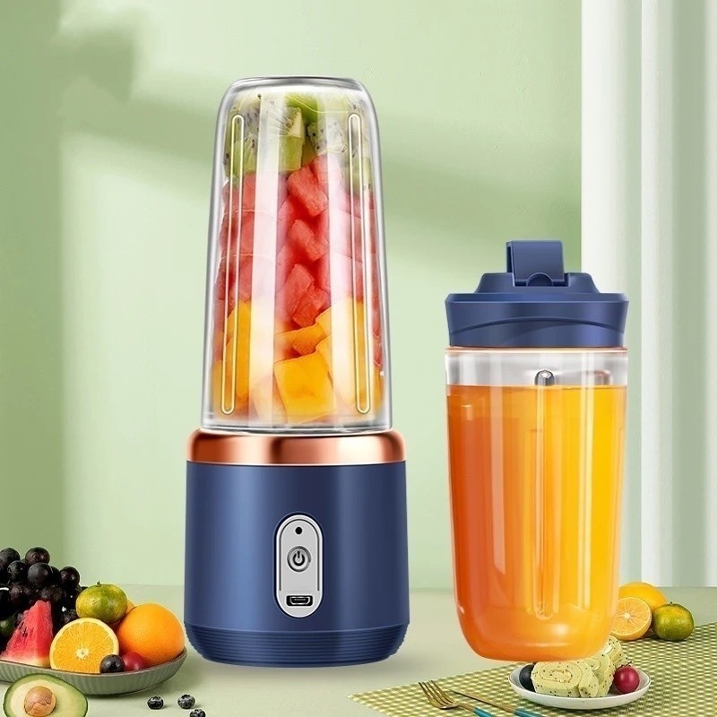 400ML 6 Lâminas Espremedor Elétrico Mini Liquidificador…