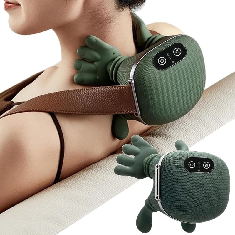 Massageador elétrico portátil pescoço calmante…