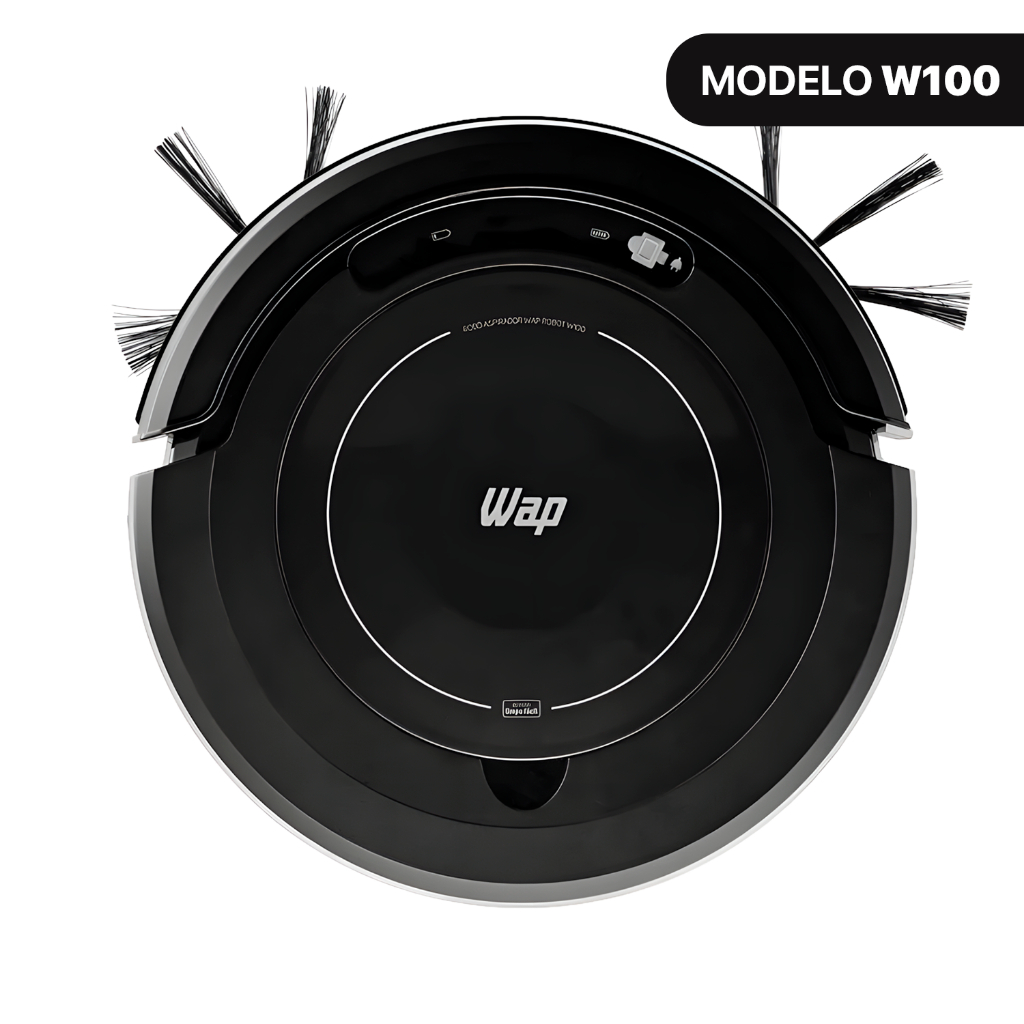 Aspirador de Pó Robô WAP Robot W100 3 em 1 Antiqueda…